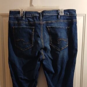 Silver Jeans Women's Ankle & Cropped Jeans - Dark Blue